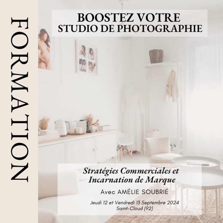 Boostez votre Studio de Photographie – FORMATION PROFESSIONNELLE PHOTOGRAPHE