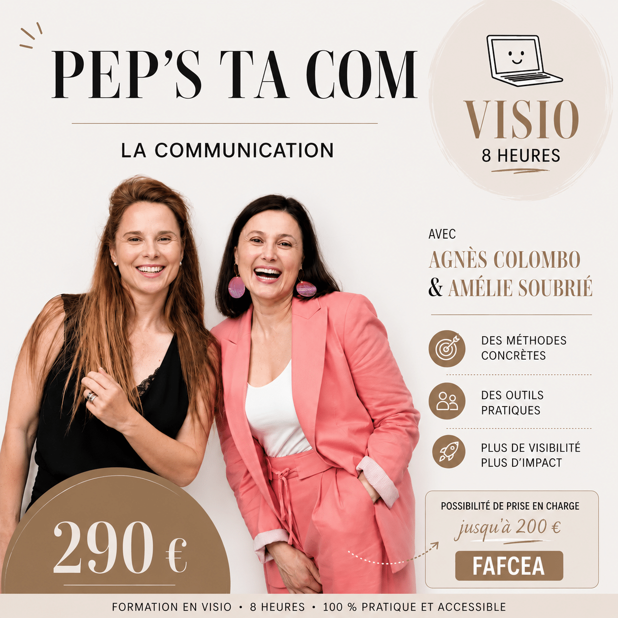 Agnès Colombo et Amélie Soubrié — Peps ta Com